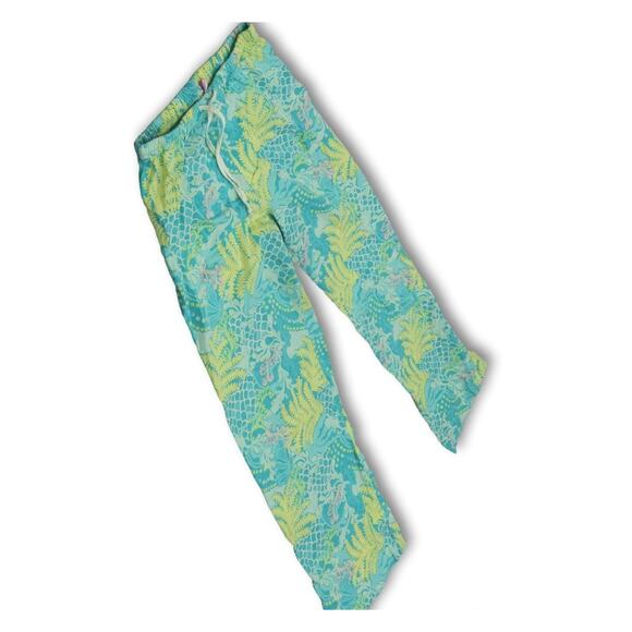 Lilly Pulitzer Multicolor Soft Knit Drawstring Pajama Pants XS - Picture 1 of 6